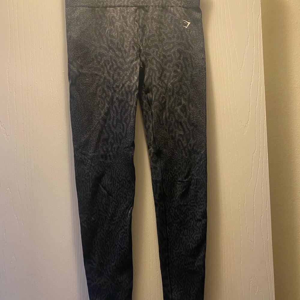 Gymshark Black Patterned Leggings